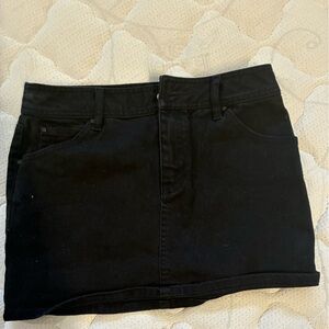 Wilfred Jet Black Women's Jean skirt